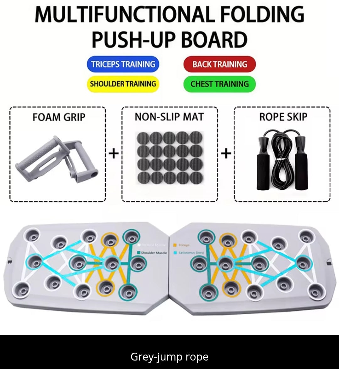 Portable push up board