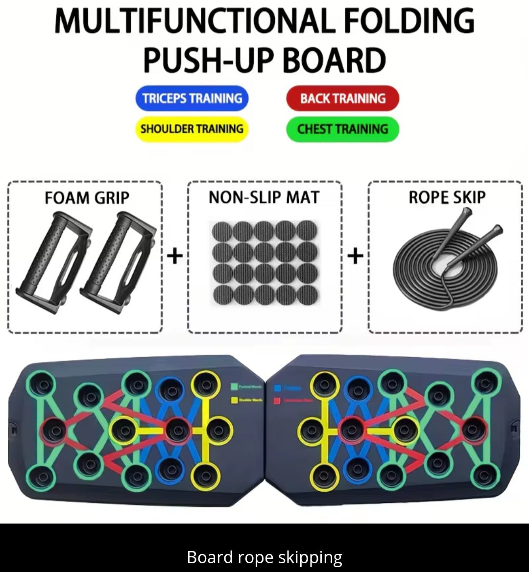 Portable push up board