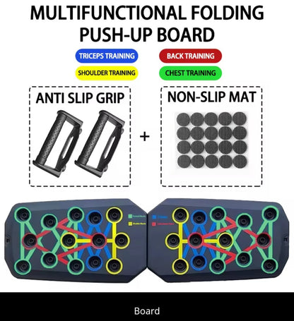 Portable push up board