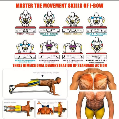 Portable push up board
