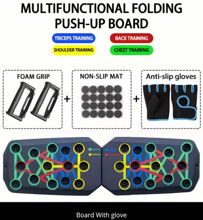 Portable push up board